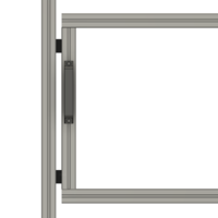 41-410-1 MODULAR SOLUTIONS PROFILE FASTNER GUARD CONNECTIONS FOR REMOVABLE PANELS